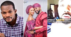 Banky W  mistakenly posted a video of his wife's naked body in a Snapchat
