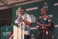 Samuel Ofosu Ampofo, National Chairman of the NDC and Johnson Asiedu Nketia
