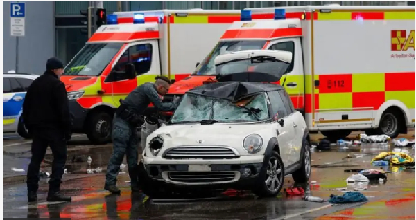 Munich mayor Dieter Reiter say children dey among those wey injure.