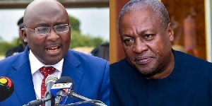 Vice President Dr. Mahamudu Bawumia and former President John Dramani Mahama