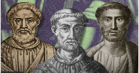 Pope Victor I (L), Pope Gelasius I and Pope Militades (R) believed to be of North African decent
