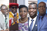 The faces of some of the leading candidates for the position