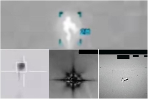 Screenshoots of some of the videos released by the US Department of Defence
