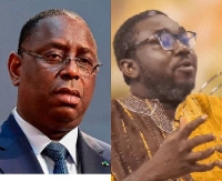 President of Senegal, Macky Sall (left) and Oliver Barker-Vormawor (right), a Ghanaian lawyer