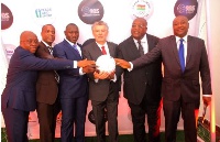 Kudjo Fianoo(extreme left) has been appointed as Peace and Sports ambassador for West Africa