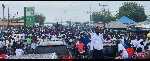 Walewale residents defy heavy rains to welcome Bawumia as he arrives for North East tour