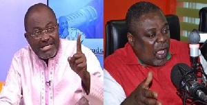 Kennedy Agyapong, Assin Central MP and Koku Anyidoho, Dept. Gen. Secretary, NDC
