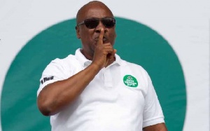 Former President John Dramani Mahama was the NDC's flagbearer for 2016 elections