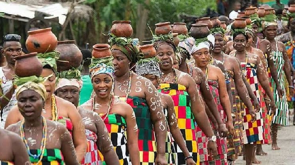 An online photo depicting the Ewe people of Ghana