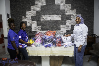 Saida Zakari Dauda (R) with some members of the NPP Loyal Ladies