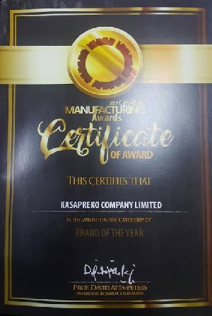 Kasapreko Award1