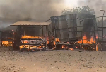 Fire guts wooden structures at Taifa Railway
