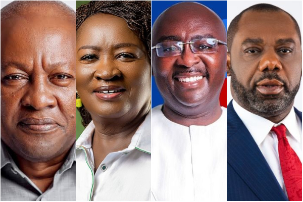 Mahama, Naana Jane, Bawumia and NAPO lead the two major political parties