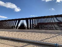 The 18-foot US-Mexico border wall