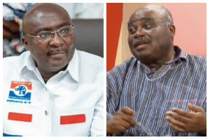 Dr Mahamudu Bawumia [L] and Dr Charles Wereko-Brobbey