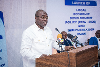 Minister of Local Government, Decentral­isation and Rural Development, Martin Adjei-Mensah Korsah