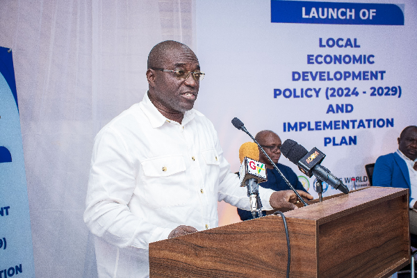 Minister of Local Government, Decentral­isation and Rural Development, Martin Adjei-Mensah Korsah