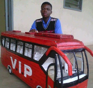 The student plans to launch his newly built VIP Bus in a couple of months