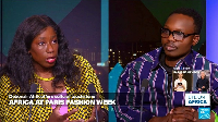 Nuel Bans (Right) appeared on France 24’s Eye on Africa