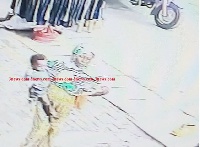 The suspect was captured by CCTV leaving the market with the baby