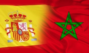 Spain And Morocco Flag 