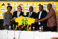 Pitso Mosimane (M) is the new manager of South Africa