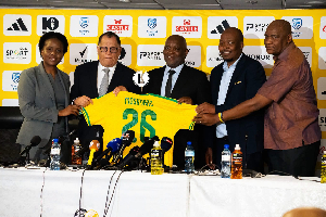 Pitso Mosimane (M) is the new manager of South Africa