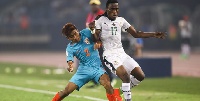 Ghana secured top spot in the group after 4-0 victory over India