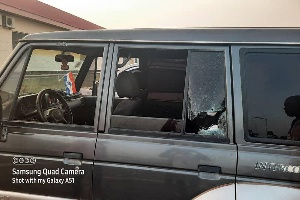 Two gunmen reportedly opened fire on occupants of the car at Bulenga