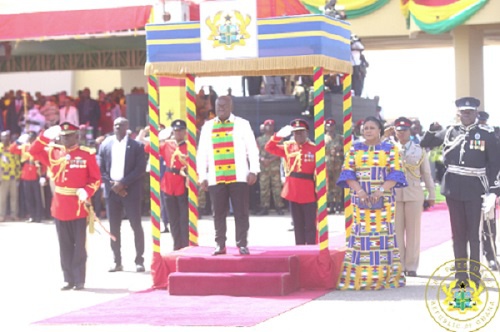 President Nana Addo Dankwa Akufo-Addo at Ghana's 61st Independence Day celebration