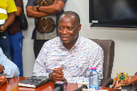 Emmanuel Armah-Kofi Buah is the Minister of Lands and Natural Resources