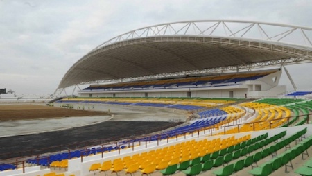 Newly constructed Cape Coast stadium