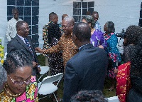 Mahama interacts with Ghanaian community in New York