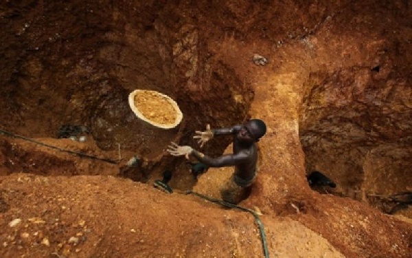 The government placed a ban on smale scale mining as part of its fight against galamsey