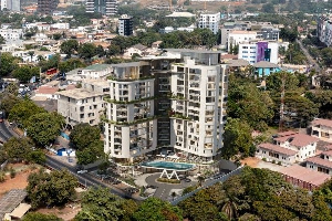 An aerial view of Manora