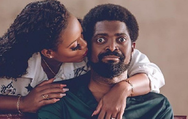 Basketmouth and his wife, Elsie