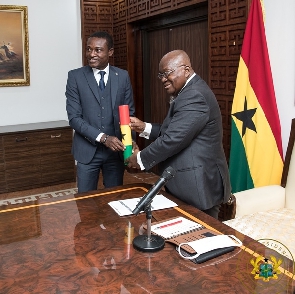 Special Prosecutor, Kissi Agyebeng with President Nana Addo Dankwa Akufo-Addo