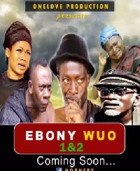 A poster suggesting a Kumawood movie about Ebony's death has caused a stir on social media