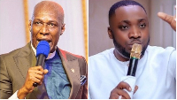 Prophet Kofi Oduro (L), has taken a slammed his colleague Eric Boahen Uche (R)
