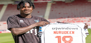 Nurudeen showcases his new jersey