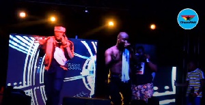 King Promise performed 'Ayekoo' with Medikal at the Promise Land concert