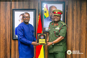 Dr John Abdulai Jinapor and Lieutenant General William Agyapong