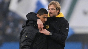 Kevin-Prince Boateng (left) and Jurgen Klopp