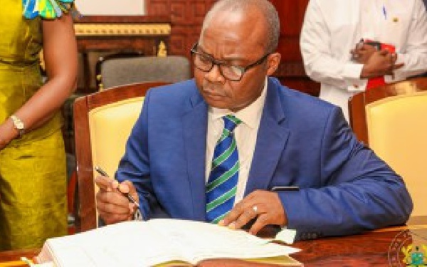 Governor of the Bank of Ghana, Dr. Ernest Addison
