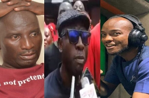 A photo collage of Socrate Safo, James Annan and Halifax