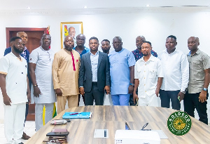 This call was made during a courtesy visit to the Chief Executive Officer of Goldbod, Sammy Gyamfi