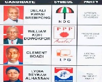 Four candidates including the late Agyarko's wife are contesting the seat for the constituency