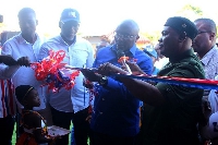 Bawumia and some NPP party executives commissioned the party's new office