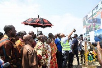 The original 5,000-capacity was changed to 10,000 after the Volta Region Minister