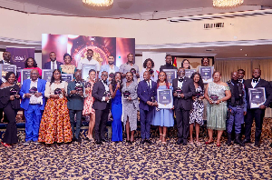 Business leaders at the Ghana Outstanding Business Achievement Awards forum